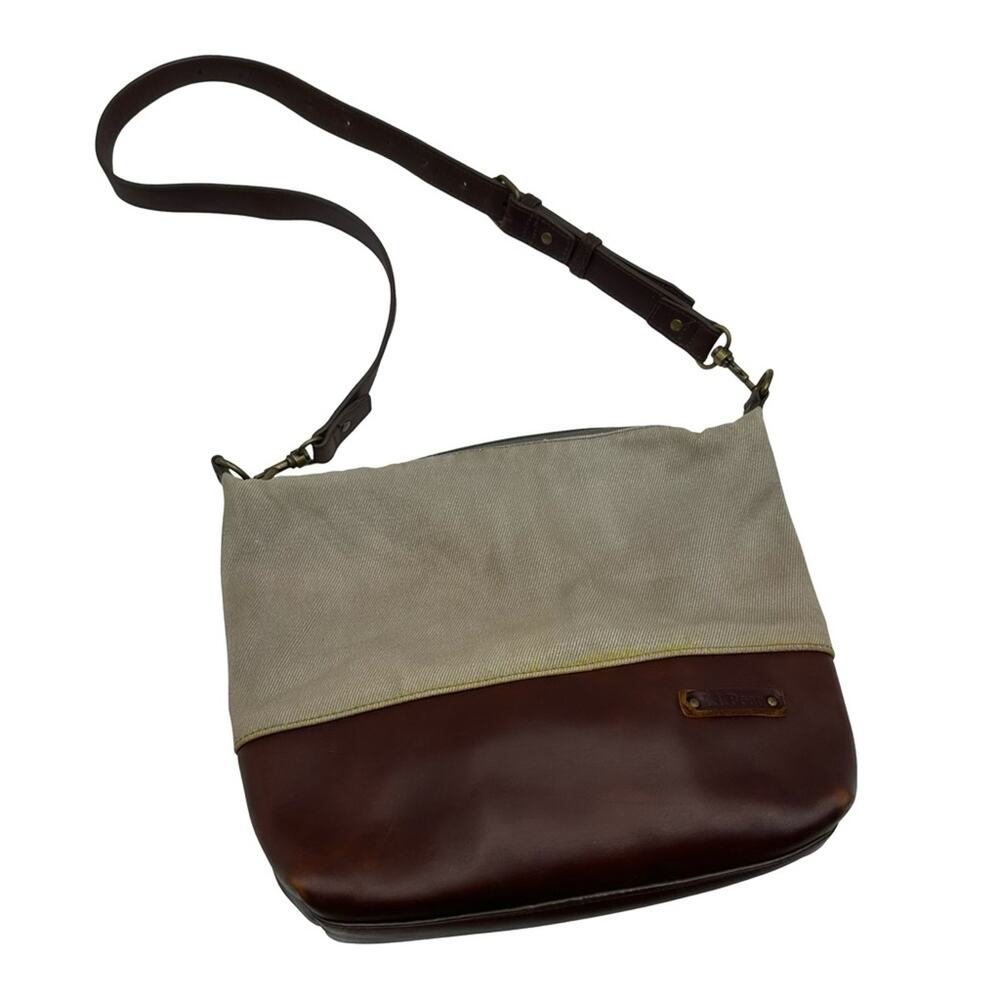 L.L.BEAN women's leather and cotton crossbody handbag  style ID 506535 - Picture 14 of 14